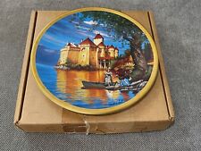 Pickard China Darrell Sweet Romantic Castles in Europe Plate Swiss Isle Fortress picture
