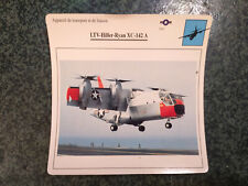 LTV HILLER RYAN XC 142A Aviation Sheet Plane Lobbycard Airplane Card   picture
