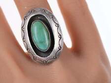 c1940's-50's Native American sterling/turquoise ring k picture