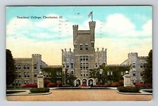 Charleston, IL-Illinois, Teachers College Antique c1947, Vintage Postcard picture