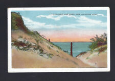 c.1930 Picturesque Sand Dunes Ludington Michigan MI Postcard POSTED picture