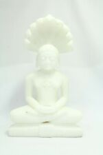 White Marble Stone parasnath jain God religious Figure Satue Idol 2.0 Kg picture