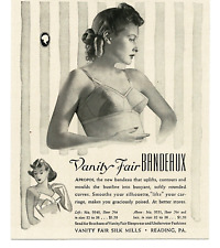 1940 Vanity Fair Apropos Bra Brassiere Pretty Woman model  Vintage Print Ad 2 picture