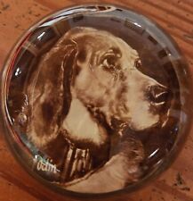 Vintage Paperweight Odin Dog 3 Inch Diameter  picture