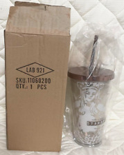 Tumbler Straw STARBUCKS COFFEE Seattle Pike Place Market 1st Store Limited W/Box picture