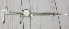 Vtg Helios Stainless Dial Caliper Germany .001” Increments Hardened Throughout  picture