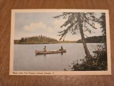 Postcard Rainy Lake Fort Frances ON Ontario Canada Boating Scene picture