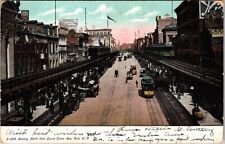 New York City NY, Bowery, North from Grand Street, Vintage Postcard picture
