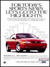 1994 Ford Mustang Original Advertisement Print Art Car Ad D129 picture
