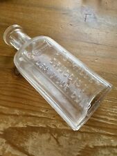 Antq. JS Miller Druggist Leadville, Colorado Clear Bottle 1881- Rare picture