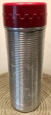 Antique RETRO One (1) Vintage Thermos Model 5486 & Plastic Red Stopper Vintage  picture