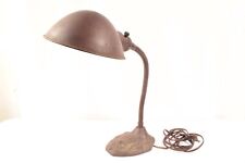 Antique Gooseneck Desk Lamp 18 Inches Tall Made in USA Decatur IL picture