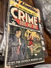 Crime Does Not Pay #93  The Ostrich Murder Case  Golden Age Comic picture