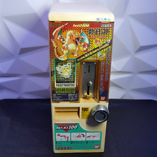 Pokemon Carddass Vending Machine 1997 Display Set Japanese Bandai WORKING *Rare picture