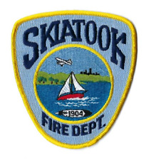 HTF Skiatook (Osage & Tulsa County) OK Oklahoma Fire Dept. patch NEW Clothback picture