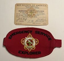 Emergency Service Explorer Armband And Membership Card picture
