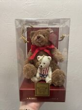 Lenox American Bears Teddy Bear 100th Anniversary Plush & Patriotic Bear In Box picture