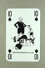 1 x playing card C&C Club Soft Drinks - Amateur dramatic club - 10 of Spades picture