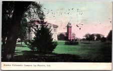 Purdue University Campus Lafayette Indiana DB Postcard 1908  picture
