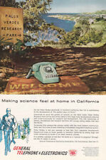 1961 General Telephone: Palos Verdes Research Park Vintage Print Ad picture