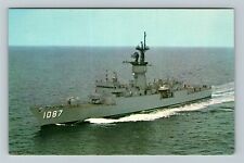 Westwego LA-Louisiana USS Kirk Anti Submarine Destroyer Navy Vintage Postcard picture