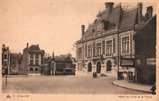 CPA 02 - CHAUNY (Aisne) - 1. Town Hall and the Place picture