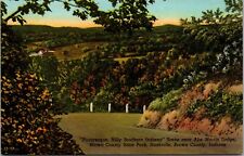 Postcard Picturesque Hilly Southern Indiana Scene Near Abe Martin Lodge...A3 picture