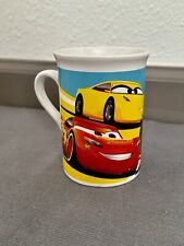 DISNEY CARS Race Ready Lightning McQueen Mug Cup 8 Oz Coffee Mug - GREAT picture