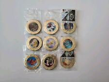 Frankford Wonder Ball Disney 100th Anniversary Coins - Lot Of 9 Coins picture