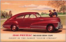 1946 PONTIAC 2-Door Sedan Coupe Postcard 