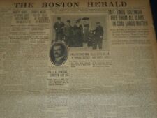 1909 SEPT 16 THE BOSTON HERALD - TAFT FINDS BALLINGER FREE FROM BLAME - BH 197 picture