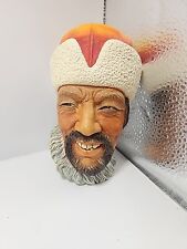 Bossons Himalayan 1966 Vintage Chalkware Head w/ Box England  picture
