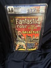 Fantastic Four #48 CGC 3.0  1st Full Galactus Silver Surfer Custom Label W/P. picture