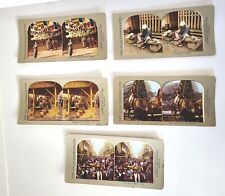 Stereographs Atlas View Company Chicago Circa 1900 Lot Of 5 picture