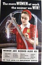 RARE 1943 WWII Poster Titled 