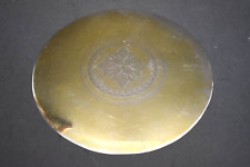 Antique All Sterling Silver Disk Paten for your Chalice, 6