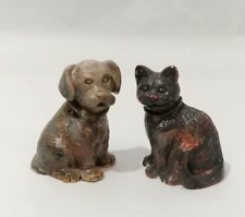 Melissa And Doug AZ19191 Dog And Cat Figurines Some Paint Wear SEE PICTURES picture