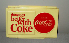 1960'S COCA-COLA  DRINK- THING GO BETTER WITH- STORE ISLE SIGN-PLASTIC-8