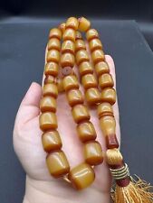 Rare Beautiful Old Natural Sandalos Islamic Rosary Tasbhi Beads picture