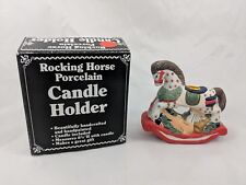 Giftco Rocking Horse Porcelain Candle Holder  picture