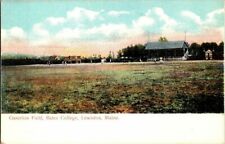 1907. GARCELON BASEBALL FIELD, BATES COLLEGE. LEWISTON, MAINE POSTCARD FX16 picture