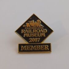 California State Railroad Museum 2007 Member ◈ Lapel pin / Hat pin / Collectible picture