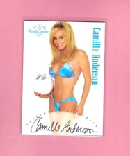 2002 BENCHWARMER CAMILLE ANDERSON AUTO CARD NRMT picture
