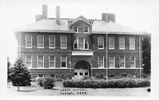 J42/ Hooper Nebraska RPPC Postcard c1940s Grade School Building 156 picture