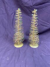 Vintage twisted wire Christmas trees - 50's, 60's, 70's, 80's kids saw these picture