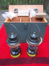 US Military 2 Lanterns Kit Storage Box & Accessories Unfired 1991 Army S.M.P. picture