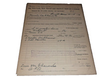 OCTOBER 1912 NEW HAVEN RAILROAD FREIGHT BILL OF LADING picture
