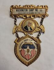 Vintage Patriotic Order Sons Of America Washington Camp 33 picture