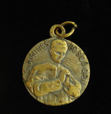 Vintage Saint John Bosco Medal Religious Holy Catholic Virgin Mary picture