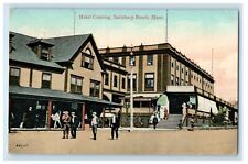 c1910 Hotel Cushing Salisbury Beach Massachusetts MA Posted Postcard picture